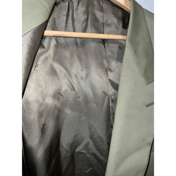 YSL Men’s Double Breasted Blazer 44W Designer Wool Sport Coat Yves Saint Laurent - Picture 6 of 12